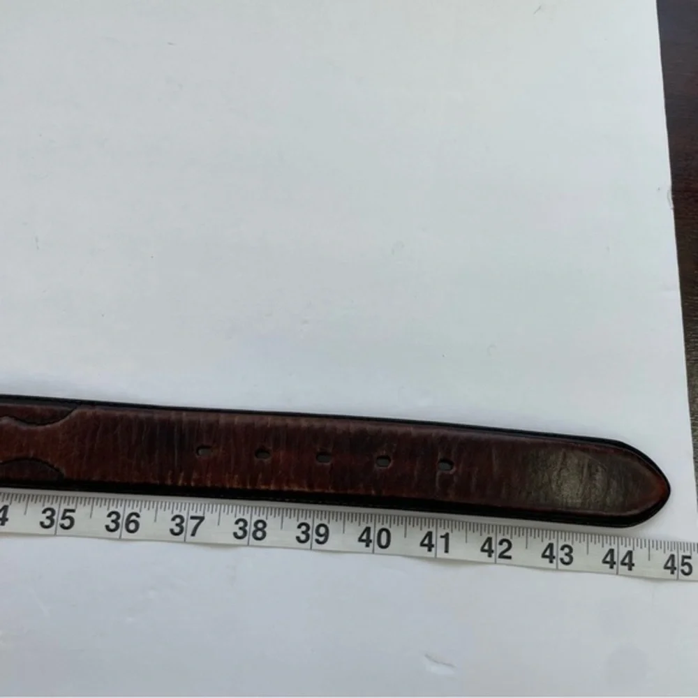 Silver Creek Western Brown Leather‎ Belt